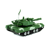Uzaktan Kumandalı Tank Işıklı Oyuncak Tank Yarım Fonksiyon - 4