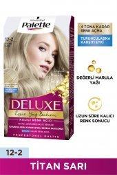 DELUXE SAÇ BOYASI 12-2 TİTAN SARI - 3