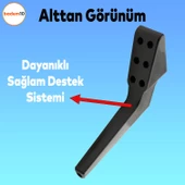 Logan Lüks Mobilya Kanepe Tv Ünitesi Berjer Koltuk Ayağı 23 Cm Siyah Konsol Ayakları - 3