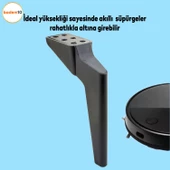 Logan Lüks Mobilya Kanepe Tv Ünitesi Berjer Koltuk Ayağı 23 Cm Siyah Konsol Ayakları - 2