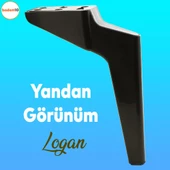 Logan Lüks Mobilya Kanepe Tv Ünitesi Berjer Koltuk Ayağı 23 Cm Siyah Konsol Ayakları - 6