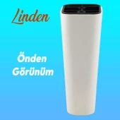 Linden Lüks Mobilya Kanepe Sehpa Tv Ünitesi Berjer Koltuk Ayağı 14 Cm Beyaz Oval Baza Ayakları thumbnail 6