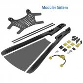 FOLDING FINS Katlanır Palet, Siyah/Sarı - 5