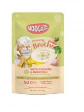 Moochie Parça Tavuk ve Brokolili Tahılsız Kedi Çorbası 40gr - 1