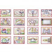 İpleri Deliklerden Geçirerek Hayal Gücü ve İnce Motor Kasları Geliştirme (Deliklerden İpleri Geçirerek Model Yapma) - 2