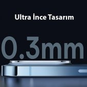 Baseus 2 Adet İPhone 14-14 Plus ile Uyumlu Ful Kaplama Kamera Lens Koruyucu, 0.3MM Tempered Koruyucu - 3