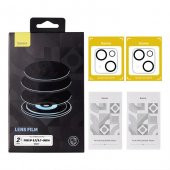 Baseus 2 Adet İPhone 14-14 Plus ile Uyumlu Ful Kaplama Kamera Lens Koruyucu, 0.3MM Tempered Koruyucu - 5