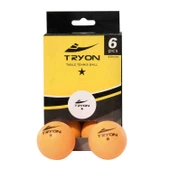 Tryon MTT-121-122 6 lı Unisex Pinpon Topu - 1
