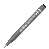 Artline Çizim Kalemi 0.8 MM Siyah EK238 - 1