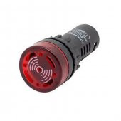 Ledli Buzzer Sinyal Lambası - Kırmızı 220v - 1