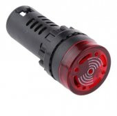 Ledli Buzzer Sinyal Lambası - Kırmızı 220v - 2