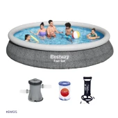 Büyük Şişme Havuz Seti 457cm x 84cm  Bw 515 thumbnail 1