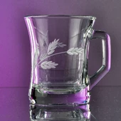 DECOCIA K40 2Lİ CAM KUPA 225CC SÜRGÜN DESENLİ thumbnail 3