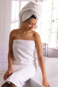 TFEX Banyo Havlusu Battal Otel Tipi 90x150 Pamuklu 650 Gr 12-1 - 7