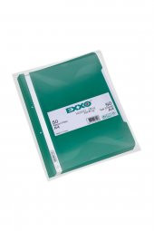 Exxo Telli Dosya 50li Paket Yeşil - 1