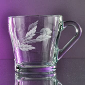 DECOCIA K20 2Lİ CAM KUPA 205CC SÜRGÜN DESENLİ thumbnail 3