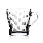 DECOCIA K20 2Lİ CAM KUPA 205CC HOTPOINT DESENLİ thumbnail 1