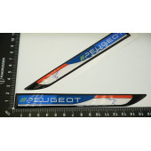 Peugeot 206 207 208 Yan Aynalar Ve Çamurluk Yanı Damla Desen Bıçak Logo Arma Seti - 4
