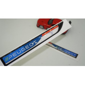 Peugeot 307 308 Yan Aynalar Ve Çamurluk Yanı Damla Desen Bıçak Logo Arma Seti thumbnail 1