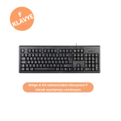 A4Tech KM-720 Usb Kablolu TR Multimedya F Klavye - 1