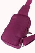 M 229 Mega Bag Krinkıl Kumaş Unisex Küçük Omuz, Göğüs Askılı Çanta, Telefonluk - 12