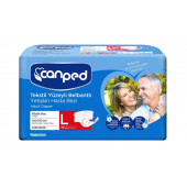 Canped Tekstil Yüzey Belbantlı Hasta Bezi Large 30lu - 1