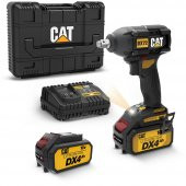 CAT DX72 18Volt4.0Ah Li-ion Çift Akülü Şarjlı 350Nm Kömürsüz Profesyonel Somun Sıkma - 1