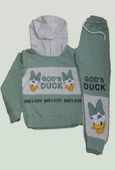 DaisyDuck Yeşil Eşofman Takım - 5