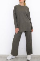 Uzun Kol Fitilli Takım Haki - 10147.1567. - 4
