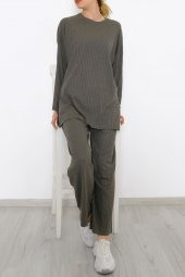 Uzun Kol Fitilli Takım Haki - 10147.1567. - 6