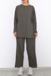 Uzun Kol Fitilli Takım Haki - 10147.1567. - 10