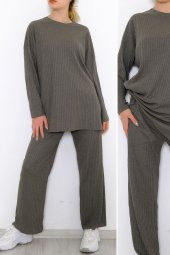 Uzun Kol Fitilli Takım Haki - 10147.1567. - 1