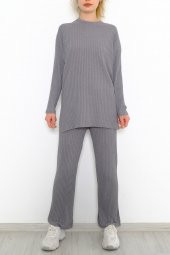 Uzun Kol Fitilli Takım Koyugri - 10147.1567. - 1