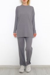 Uzun Kol Fitilli Takım Koyugri - 10147.1567. - 2