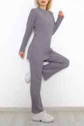 Uzun Kol Fitilli Takım Koyugri - 10147.1567. - 6