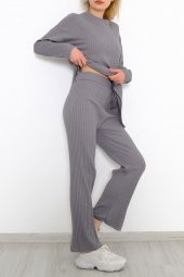 Uzun Kol Fitilli Takım Koyugri - 10147.1567. - 7