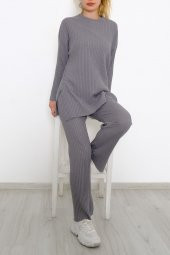 Uzun Kol Fitilli Takım Koyugri - 10147.1567. - 9