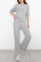 Uzun Kol Fitilli Takım Gri - 10147.1567. - 8