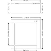 Arsel DAB-0213 Sıva üstü Yönlendirme Armatürü Sürekli ve Kesintide 180 Dak. Yanan - 4