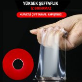 Silikonlu Çift Taraflı Montaj Bandı 10mm 33 Metre - 2