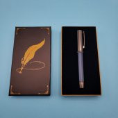 Metal Lacivert Kalem - 1