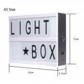 A5 Led Işıklı Yazı Panosu Lightbox - 3