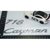 DK Tuning Porsche 718 Cayman Bagaj 3M 3D ABS Yazı Logo Amblem Seti - 3