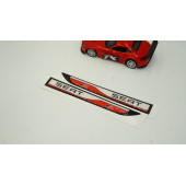 Seat FR Altea Ateca Yan Aynalar Ve Çamurluk Yanı Damla Desen Bıçak Logo Arma Seti thumbnail 2