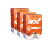 3 Kutu Atom Çayı Hekimhan Atom Plus Vitamin Küpleri C Vitamin + Propolis Atom Küpü - 1