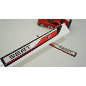 Seat FR Leon Yan Aynalar Ve Çamurluk Yanı Damla Desen Bıçak Logo Arma Seti - 1