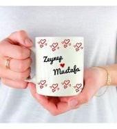 Kişiye Özel Foto ve İsim Baskılı Seni Seviyorum Sevgili Kupa HK2509 thumbnail 2