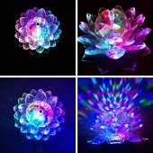 DİSKO LAMBASI RENKLİ DÖNEN DİSKO IŞIĞI LED LİGHT NOEL PARTY DİSCO LED DECOR MULTİ COLORS RENKLİ LED IŞIK - 3