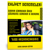 Ehliyet Denemeleri (6 Süper Deneme) - 1