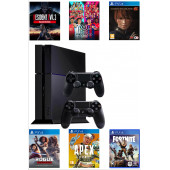 PlayStation 4 Fat Kasa 500 GB İkinci El + 2 Adet PS4 Oyun Kolu - 2